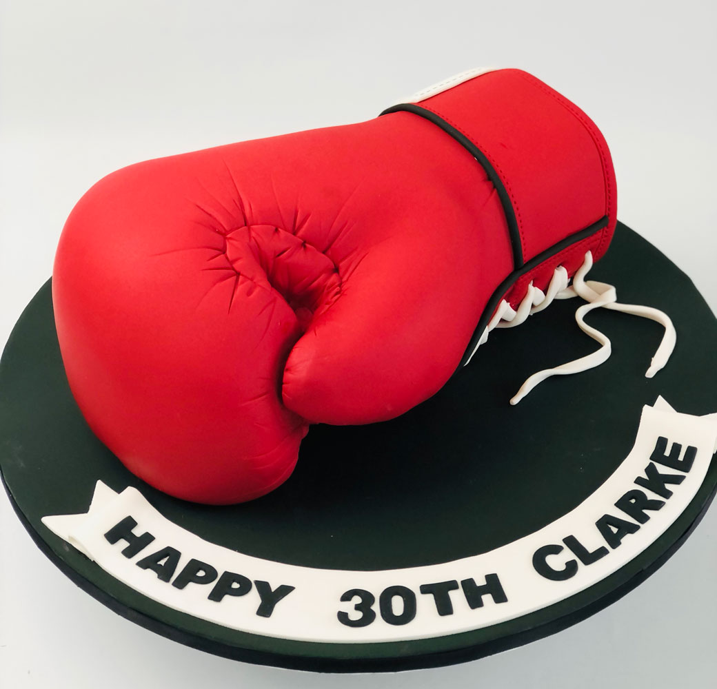 Boxing Gloves Cake