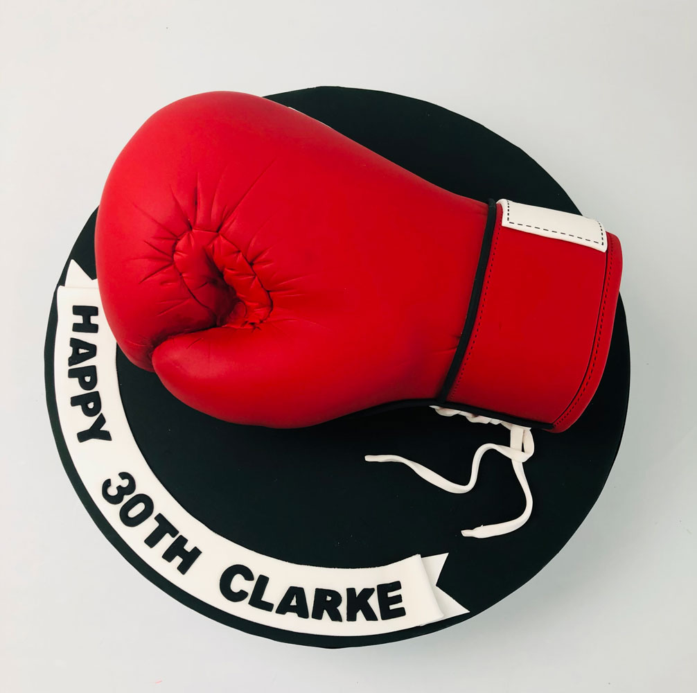 Boxing Gloves Cake 