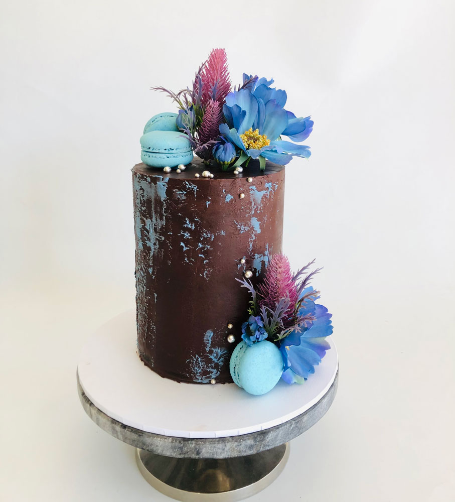 Chocolate Blue cake