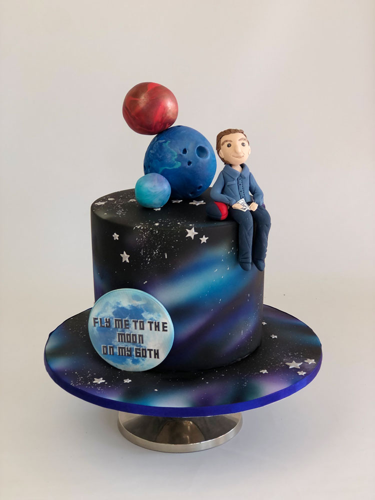 Planet Galaxy Cake