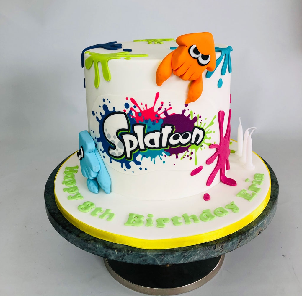 Splatoon cake