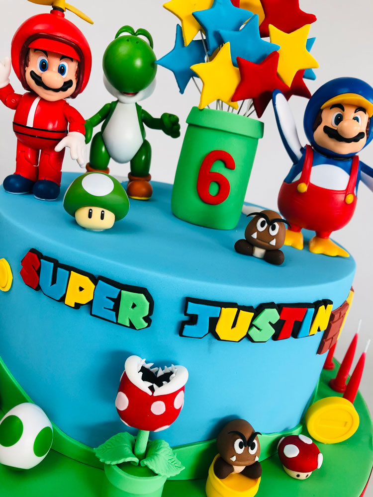 Super Smash Bros cake