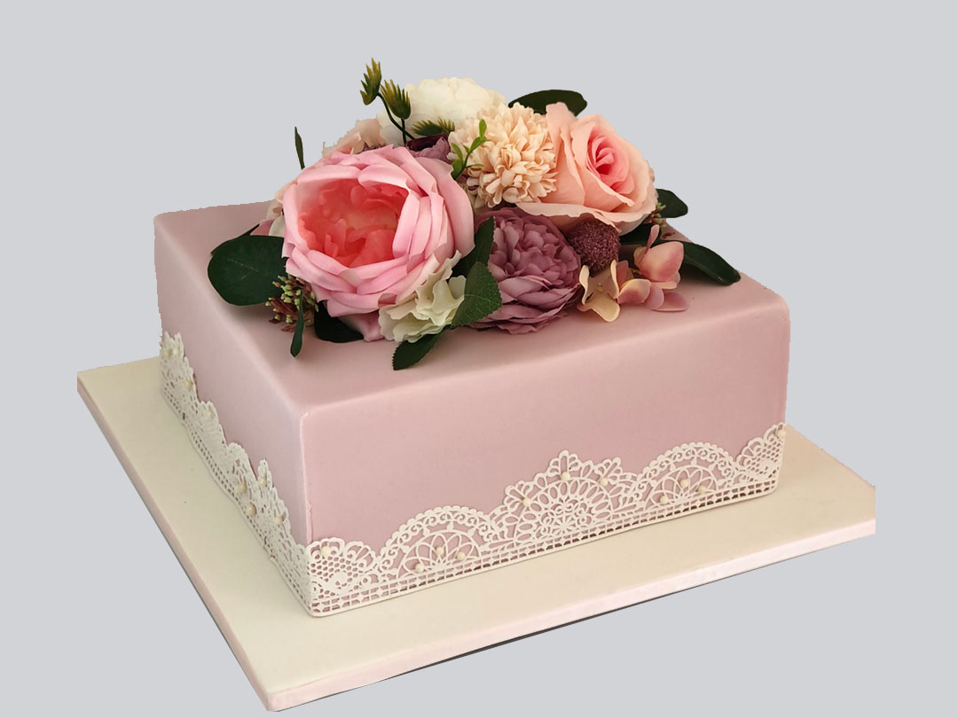 Floral Lace Cake