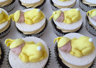 Sleeping Baby Cupcakes